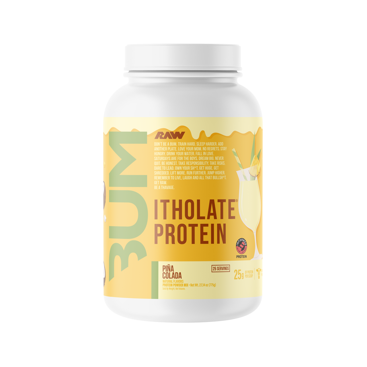 Raw Cbum Itholate 2 Libras Pi a Colada Edicion Limitada