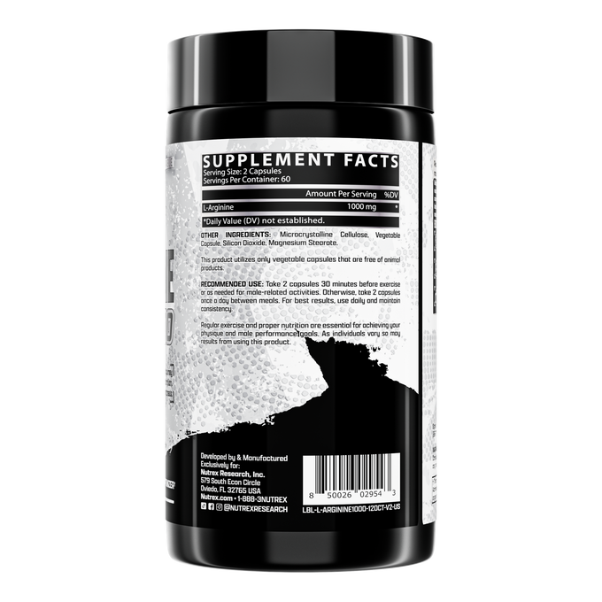 Nutrex Research L Arginine 1000 120 Cápsulas