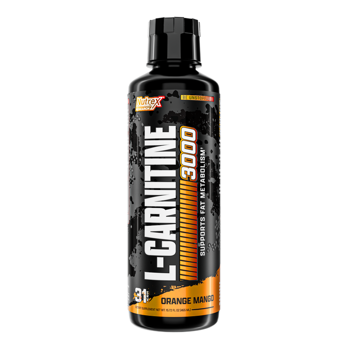 Nutrex Research Liquid L Carnitine 3000 16 Onzas Orange Mango