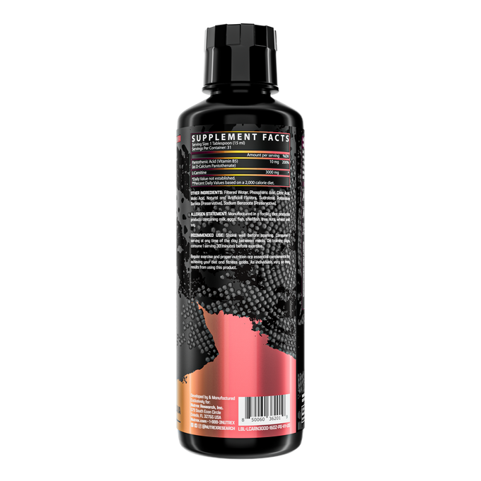 Nutrex Research Liquid L Carnitine 3000 31 Porciones Passionfruit Guava