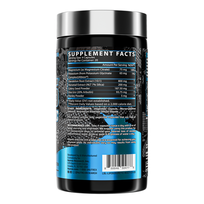 Nutrex Research Lipo 6 Black Diuretic 80 Unidades