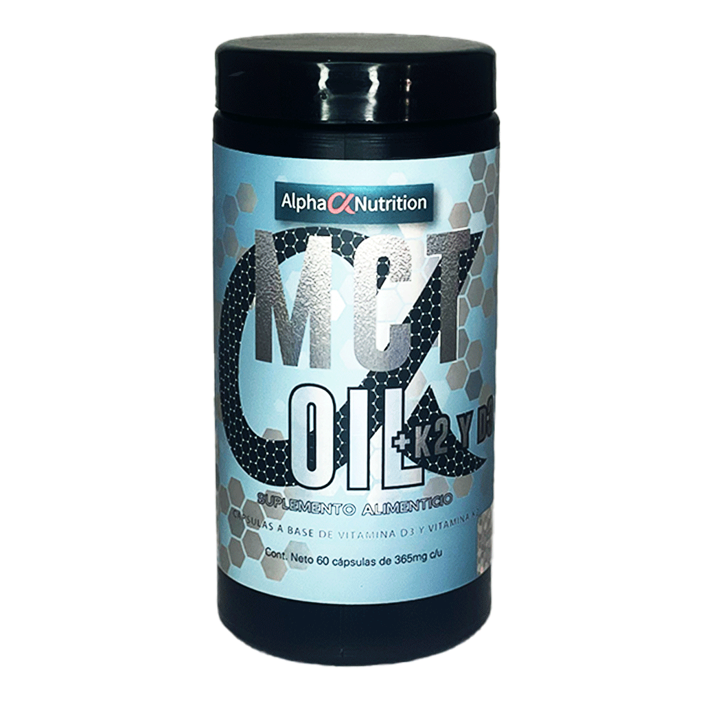 Alpha MCT Oil K2 y D3 60 Cápsulas
