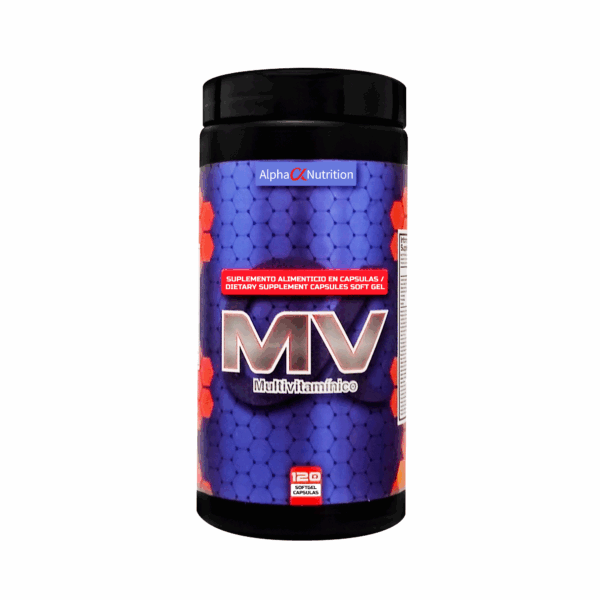 Alpha Mv Multivitaminico 120 Cápsulas