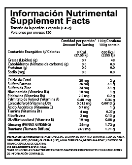 Alpha Mv Multivitaminico 120 Cápsulas