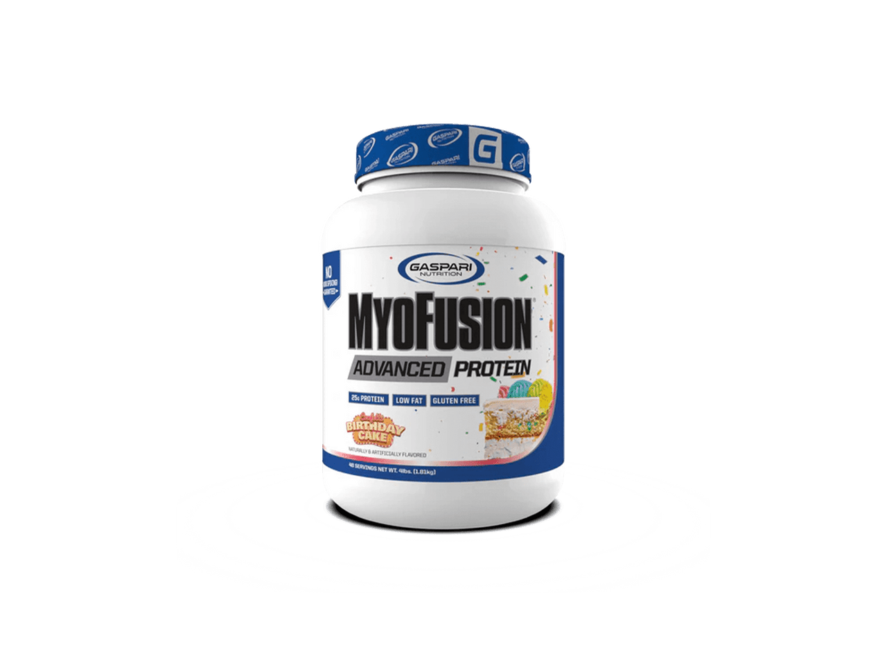 Gaspari Nutrition Myofusion Advanced 4 Libras Confetti Birthday Cake