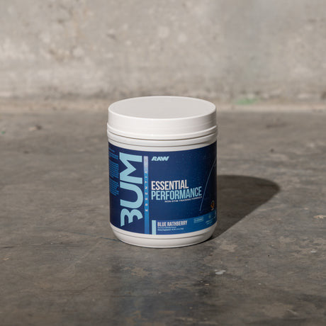 Raw Cbum Essential Pre - Entreno 30 Porciones Blue Raspberry