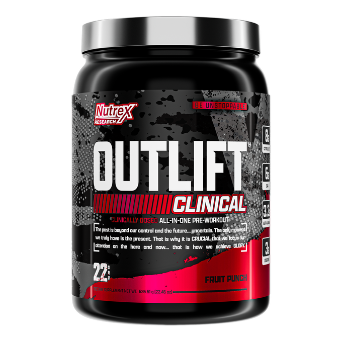 Nutrex Research Outlift Clinical 22 Porciones Fruit Punch