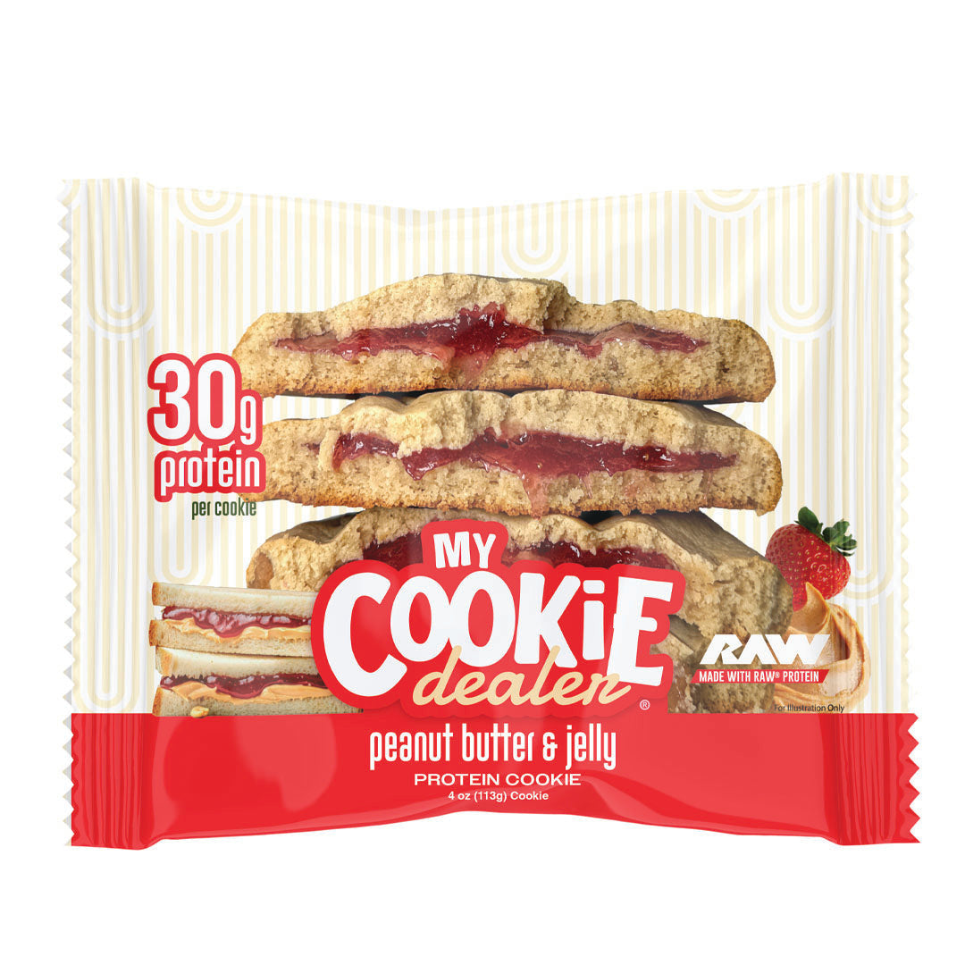 Raw My Cookie Dealer 113 g 12 Paquete Peanut Butter Jelly