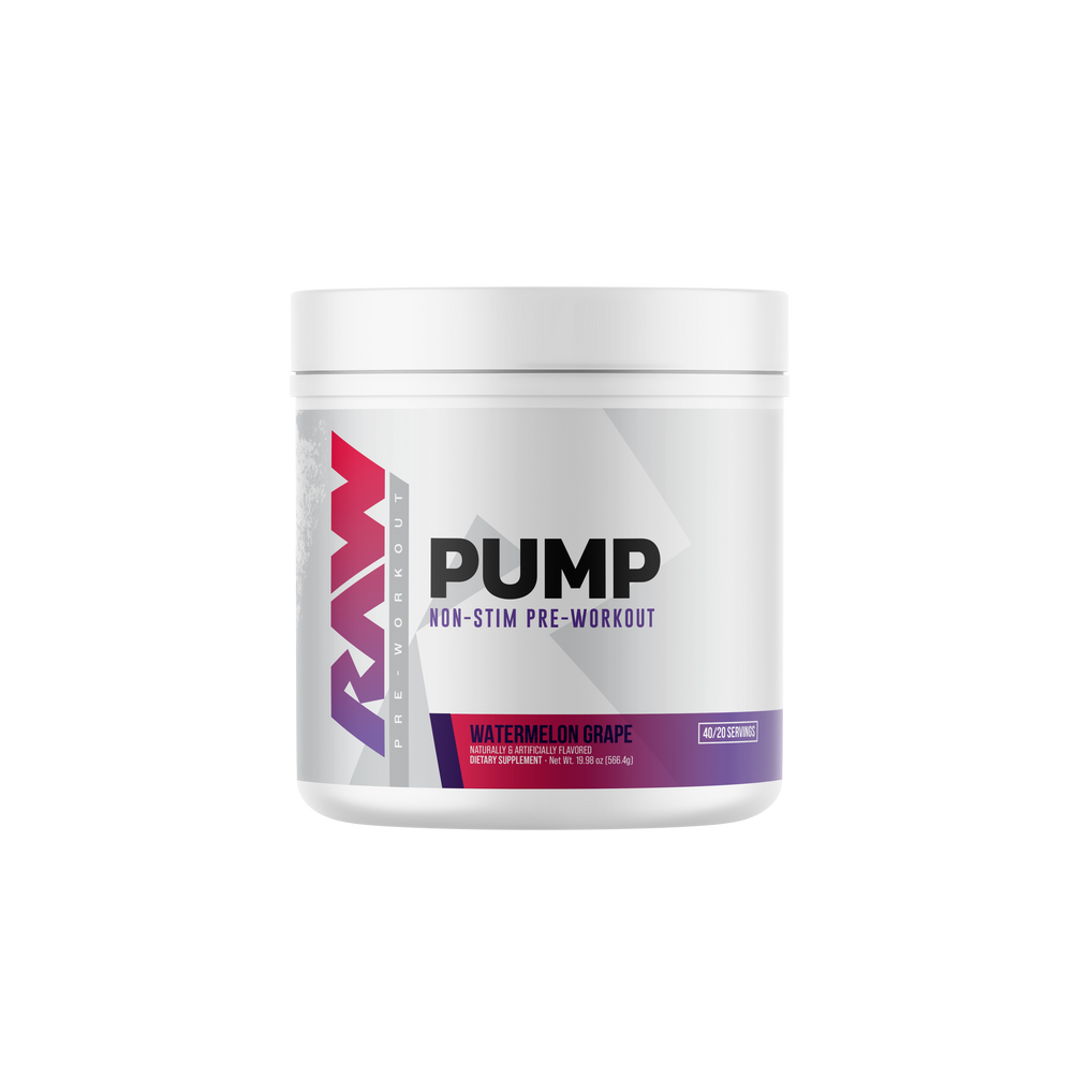 Raw Pump 40 Porciones Non Estimulante Watermelon Grape