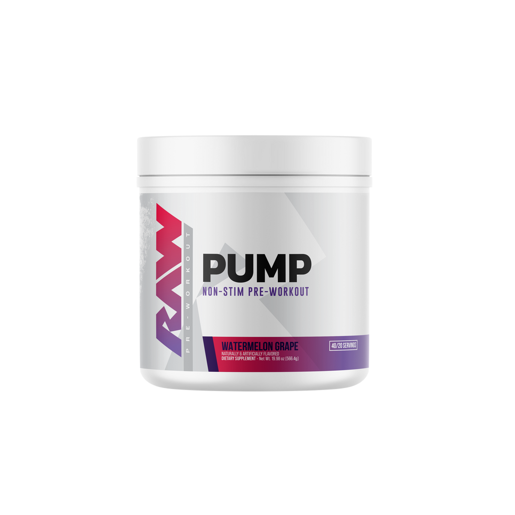 Raw Pump 40 Porciones Non Estimulante Watermelon Grape