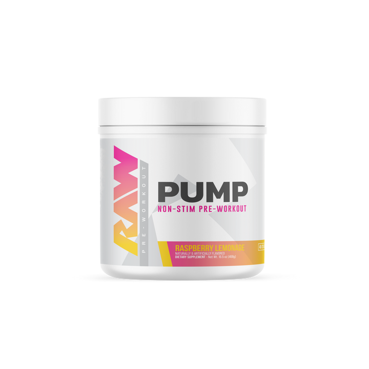 Raw Pump 40 Porciones Non Estimulante Raspberry Lemonade