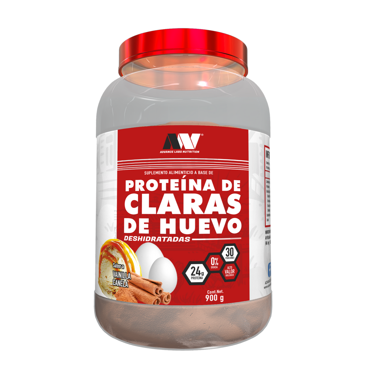 Advance Clara de Huevo Vainilla Canela 450 Grs