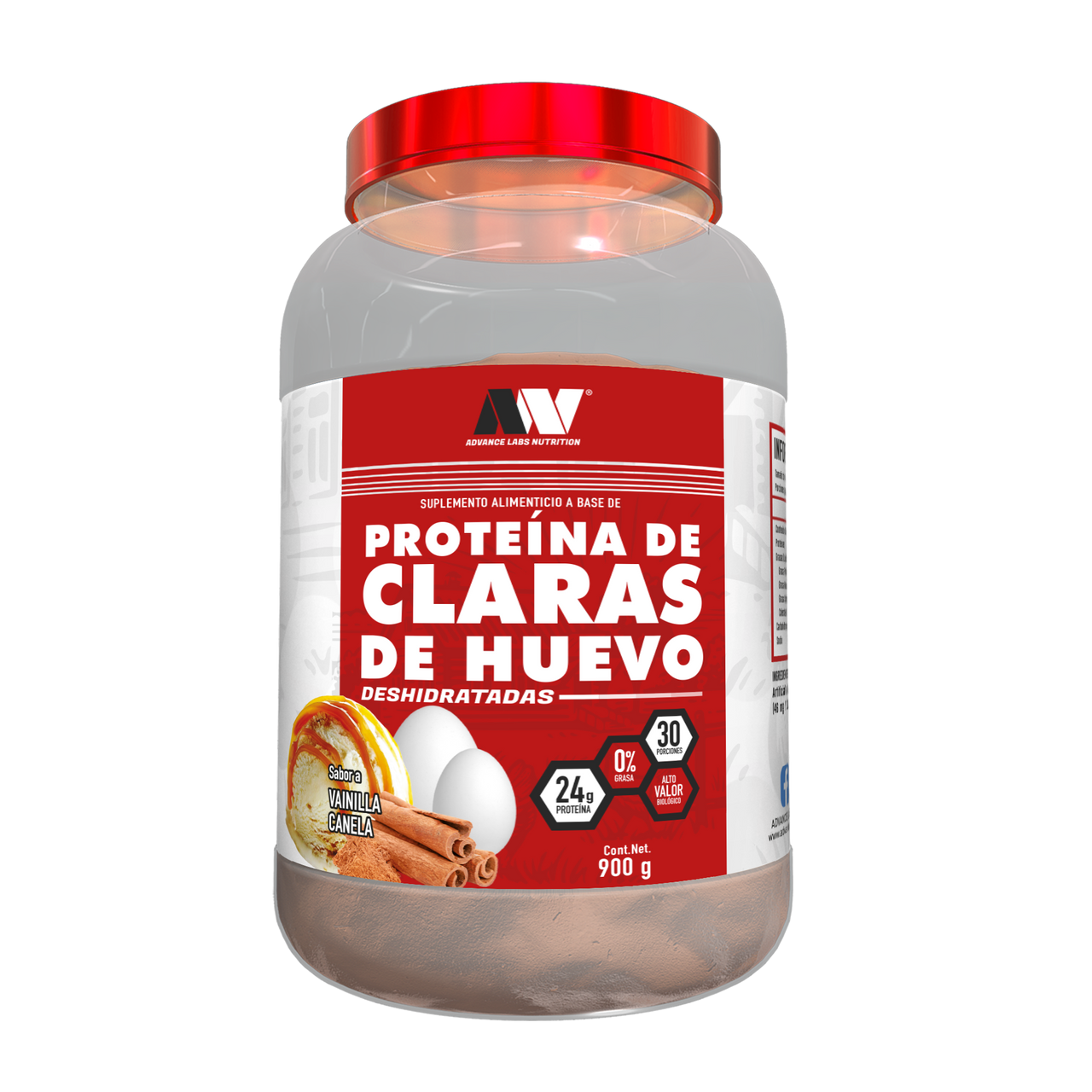 Advance Clara de Huevo Vainilla Canela 450 Grs