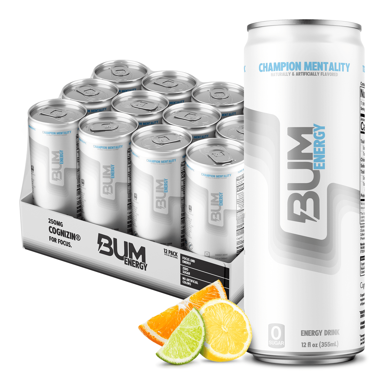 Raw Cbum Energy Drink 12 Onzas 12 Champion