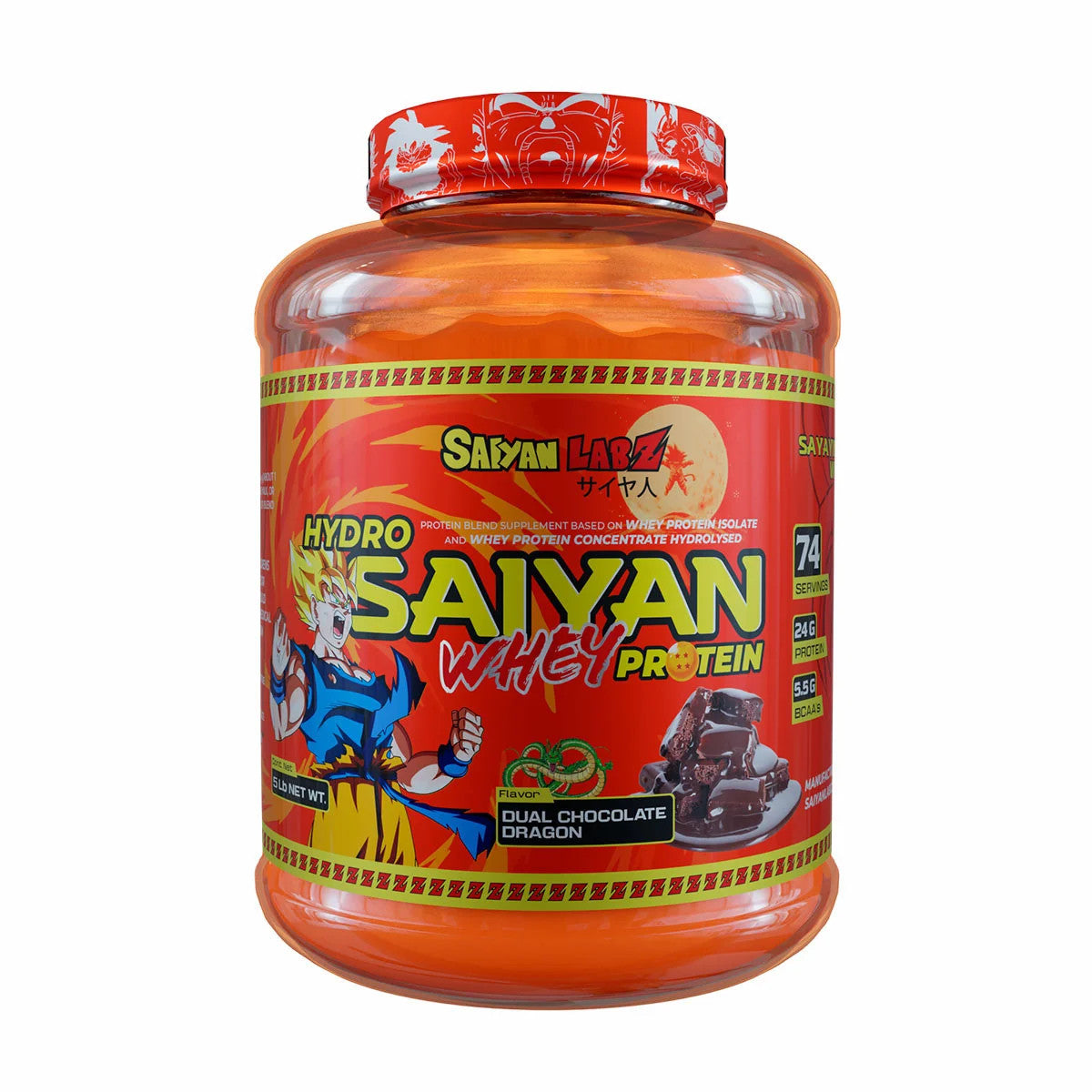 Sl Whey Protein Hidro Saiyan 5 Libras Fresa