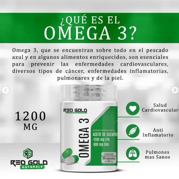 Red Gold Omega 3 90 Cápsulas