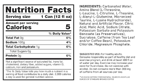 Optimum Nutrition Amino Energy 355 ml 12 Paquete Watermelon Electrolitos
