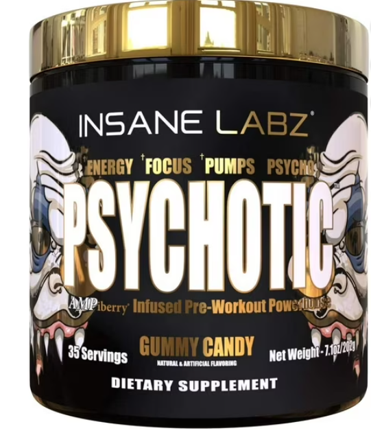 Insane Labz Psychotic Gold 60 Porciones Gummy Candy