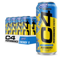 Cellucor C4 Energy Carbonatada 16Oz 12Pk Blue Razz Jolly Rancher
