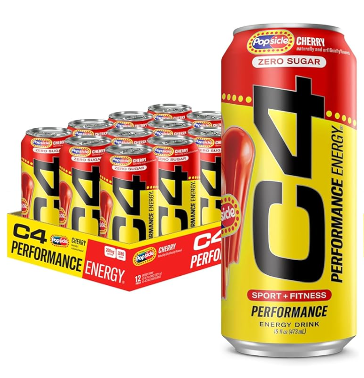 Cellucor C4 Energy Carbonatada 16Oz 12Pk Cherry Popsicle