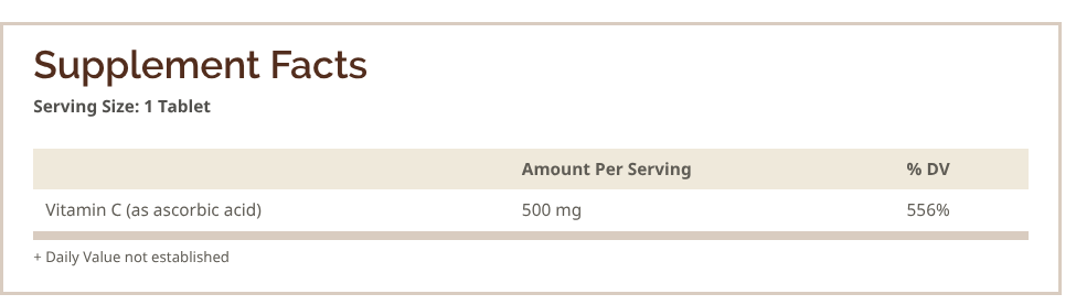 Whp Super Vitamin C 500Mg 180 Tabletas