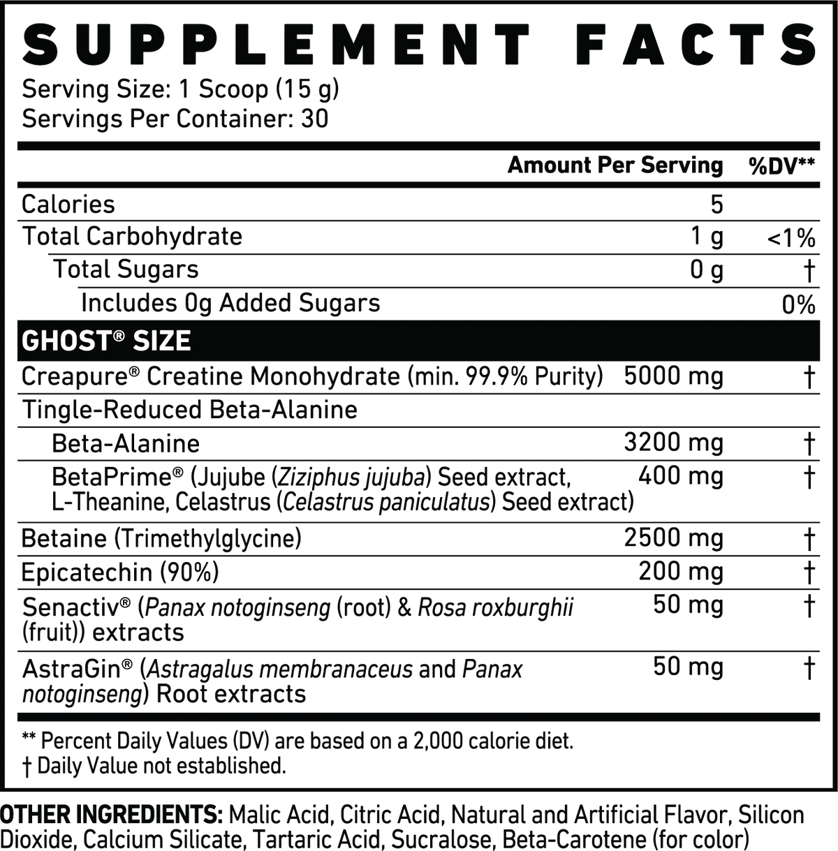 Ghost Size Muscle Builder 30 Porciones Mango
