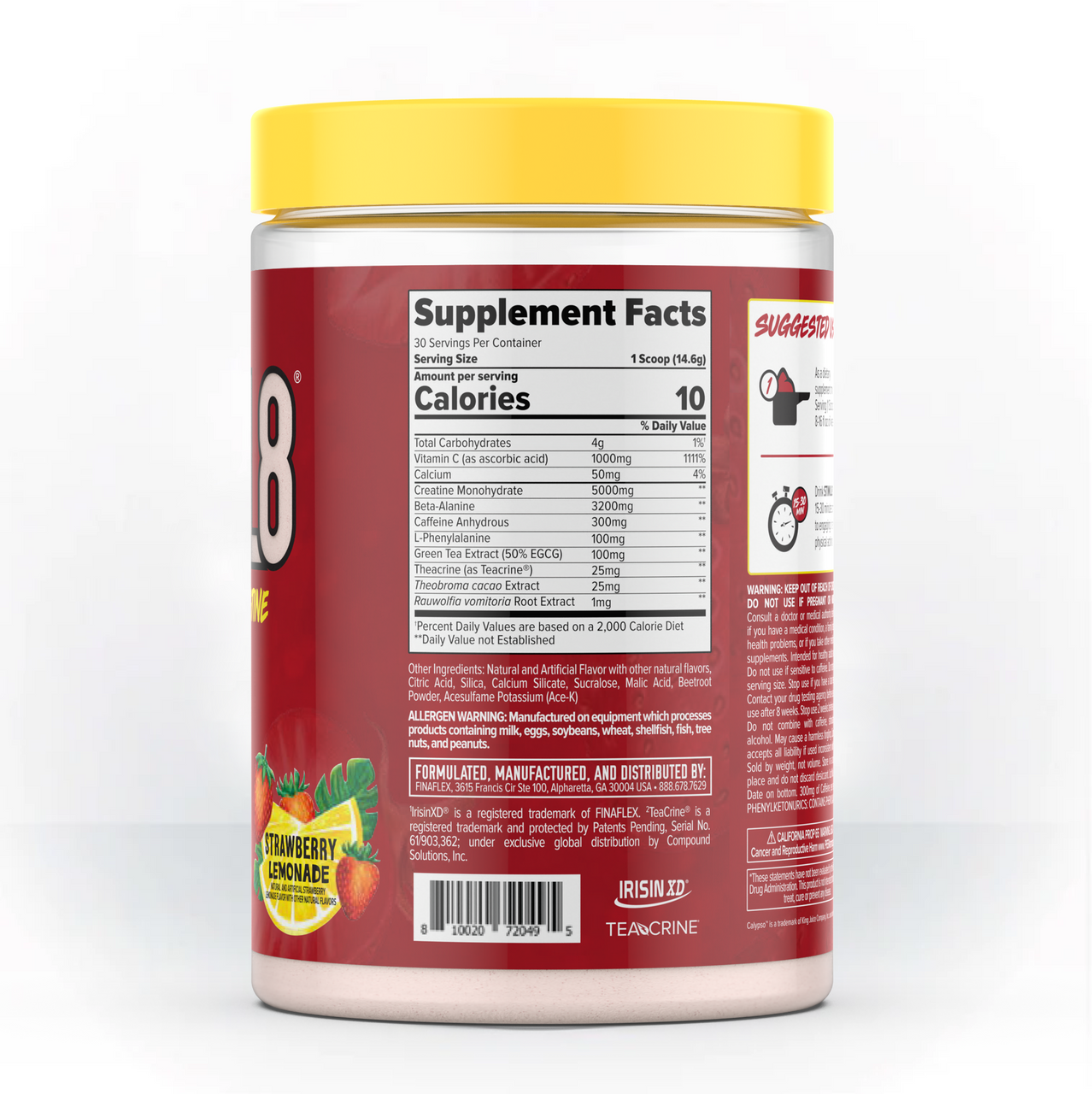 Finaflex Stimul8 Calypso 30 Porciones Strawberry Lemonade
