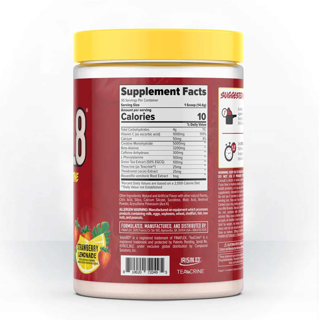 Finaflex Stimul8 Calypso 30 Porciones Strawberry Lemonade