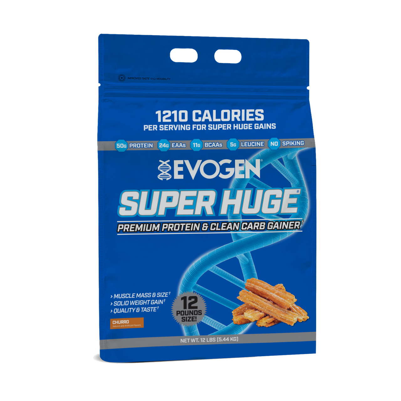 Evogen Super Huge Gainer 12 Libras Churro