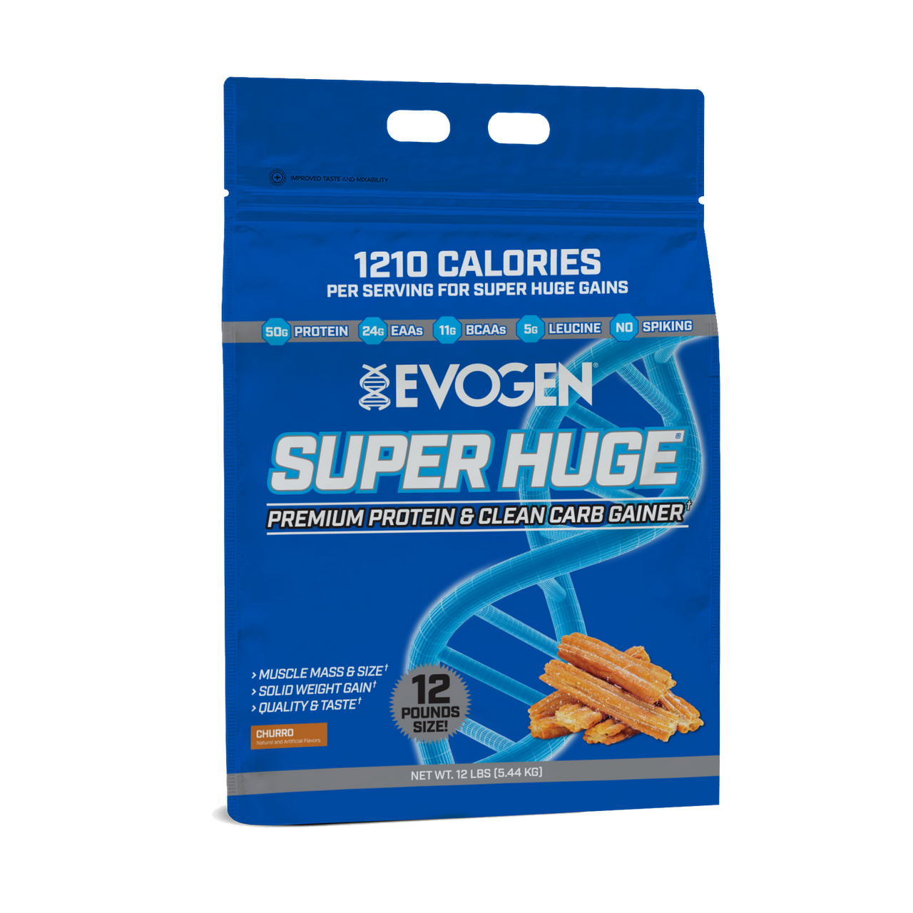 Evogen Super Huge Gainer 12 Libras Churro
