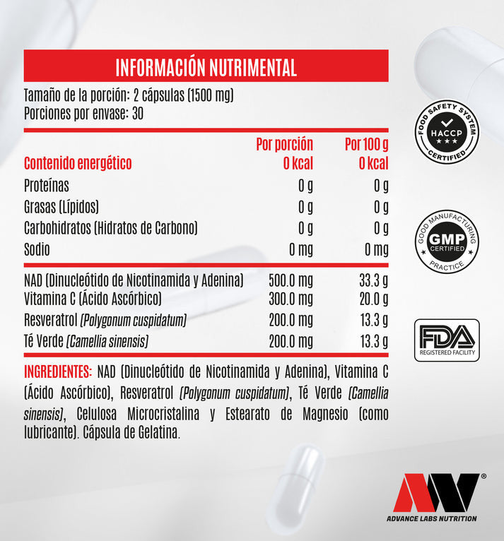Advance Resveratrol 60 Cápsulas