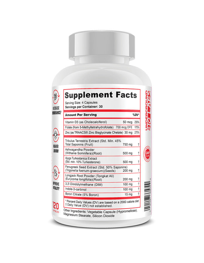 Panda Test Testosterone Booster 120 Cápsulas