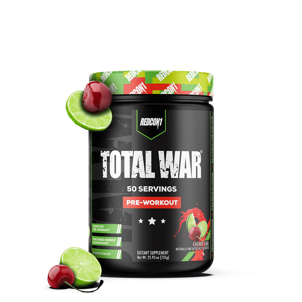 Redcon1 Total War Pre - Entreno 50 Porciones Cherry Lime