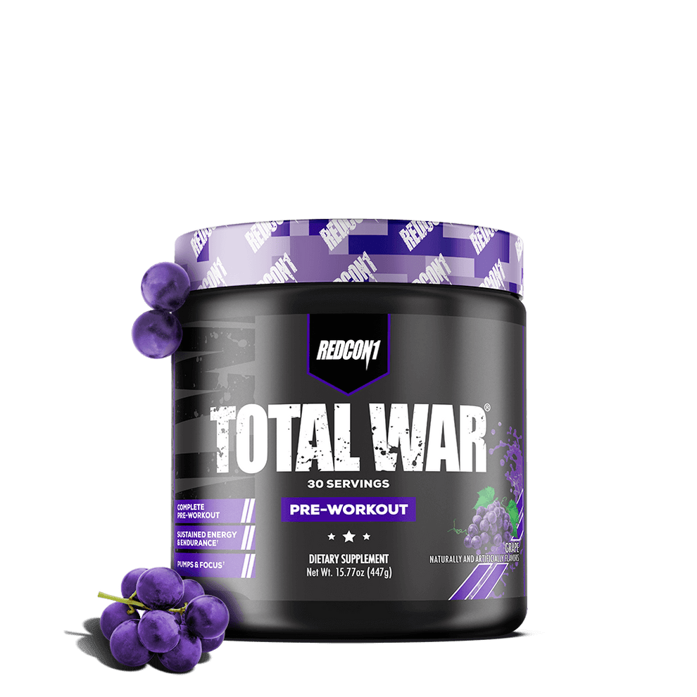 Redcon1 Total War Pre - Entreno 30 Porciones Grape