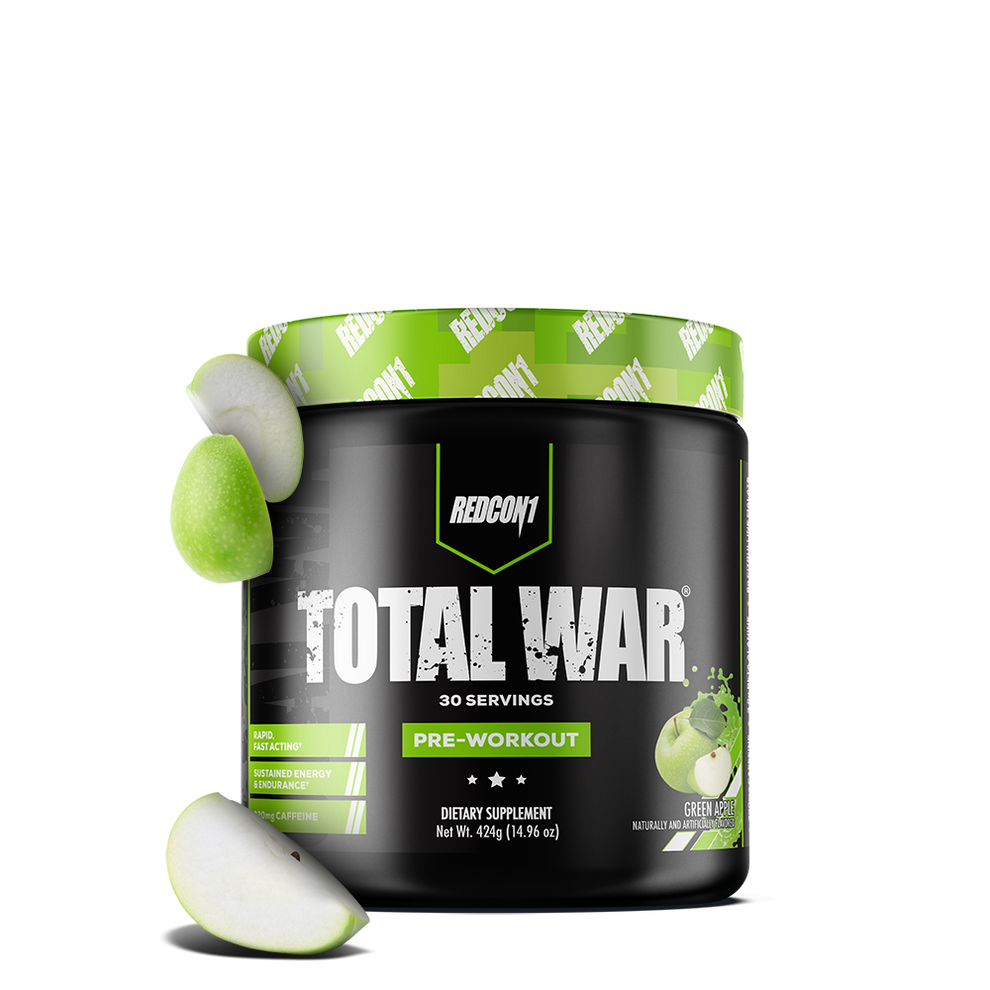 Redcon1 Total War Pre - Entreno 30 Porciones Green Apple