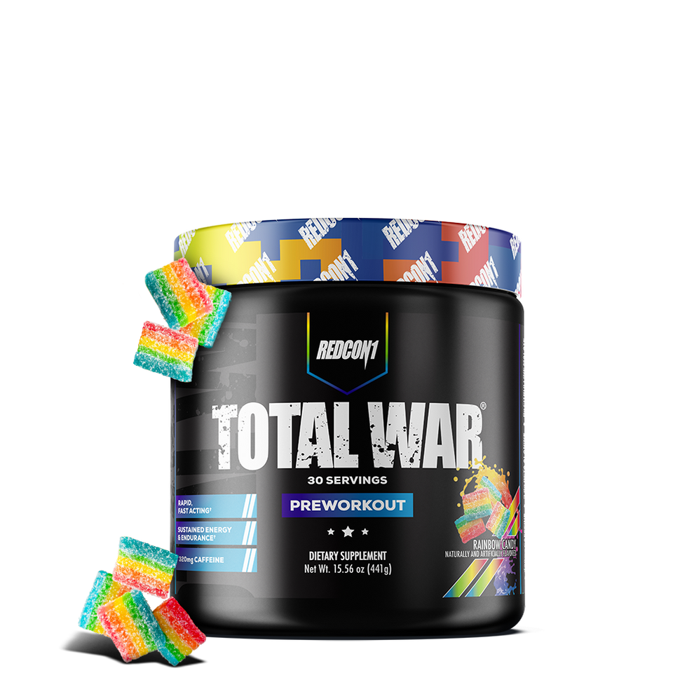 Redcon1 Total War Pre - Entreno 30 Porciones Rainbow Candy