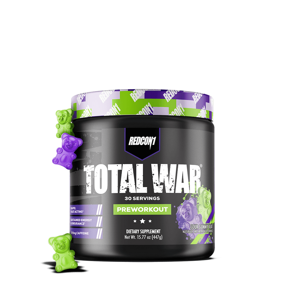 Redcon1 Total War Pre - Entreno 30 Porciones Sour Gummy