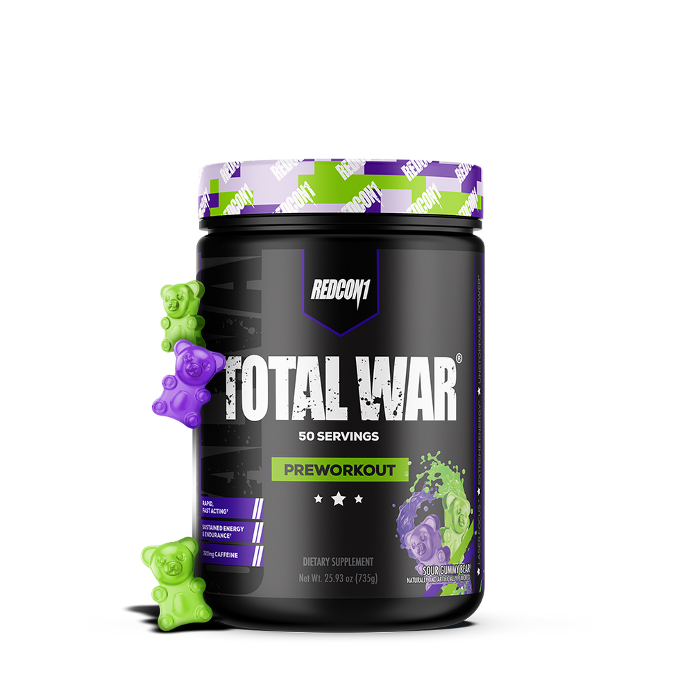 Redcon1 Total War Pre - Entreno 50 Porciones Sour Gummy Bear