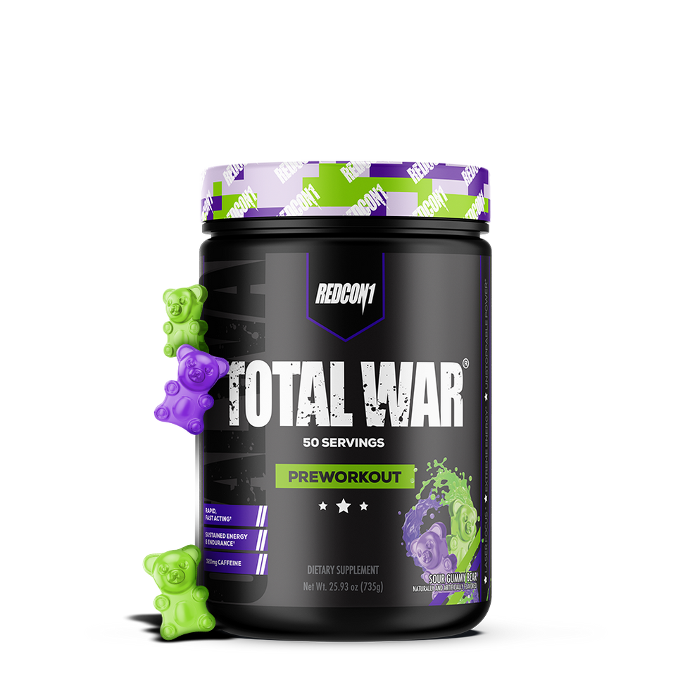 Redcon1 Total War Pre - Entreno 50 Porciones Sour Gummy Bear