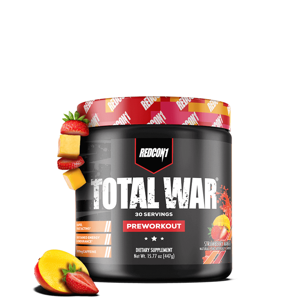 Redcon1 Total War Pre - Entreno 30 Porciones Strawberry Mango