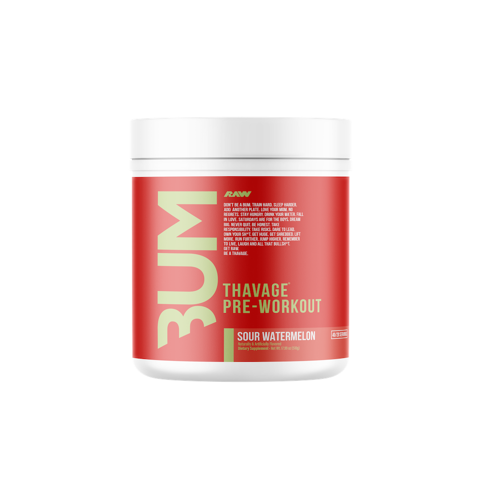 Raw Cbum Thavage Pre - Entreno 40 Porciones Sour Watermelon
