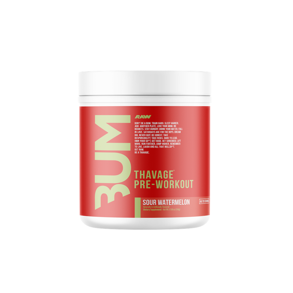 Raw Cbum Thavage Pre - Entreno 40 Porciones Sour Watermelon