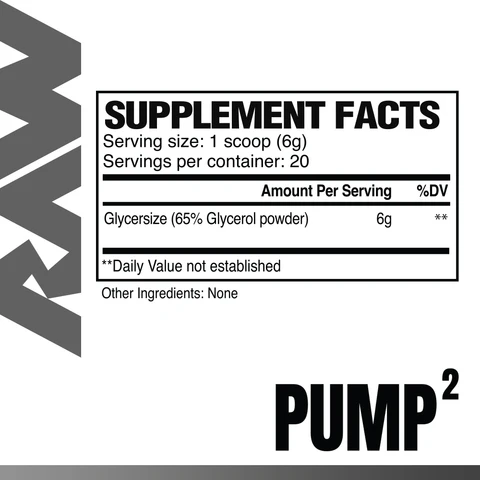 Raw Pump Squared 20 Porciones sin Sabor