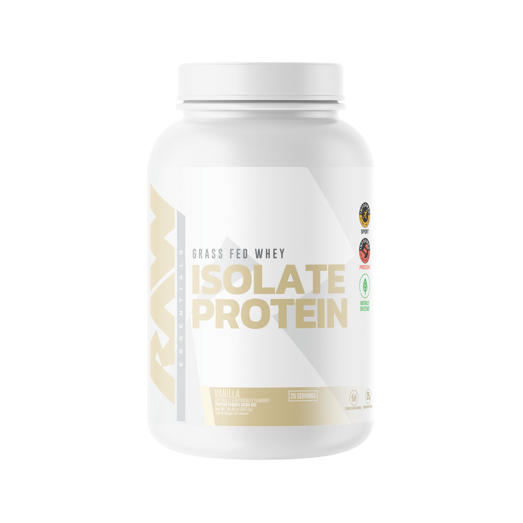 Raw Iso Protein 1 97 lb 25 Porciones Vainilla 20