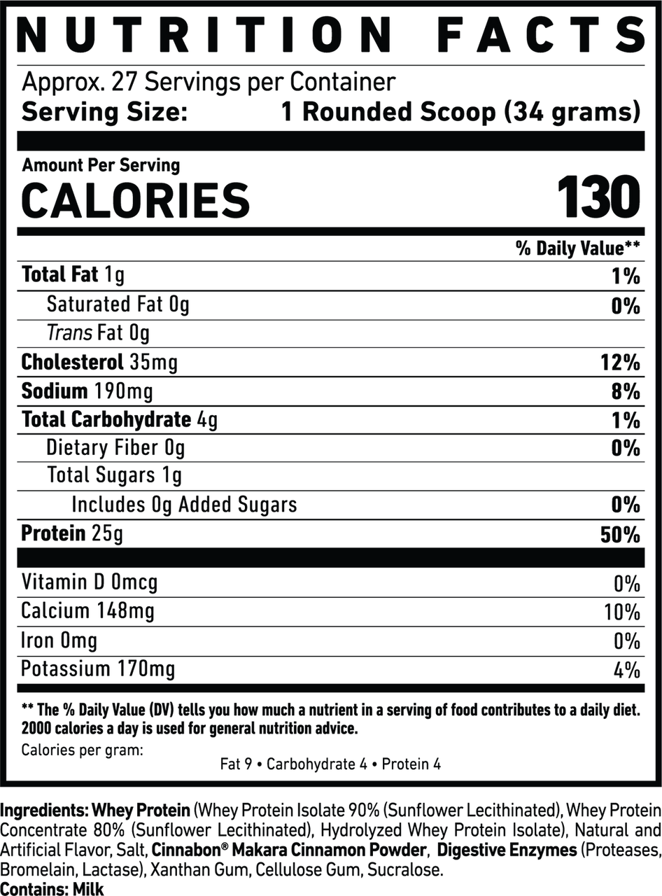 Ghost Whey Protein 2 lb Cinnabon
