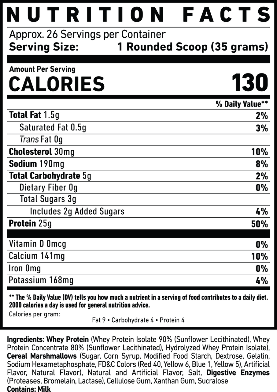 Ghost Whey Protein 2 lb Marshmallow Cereal Milk