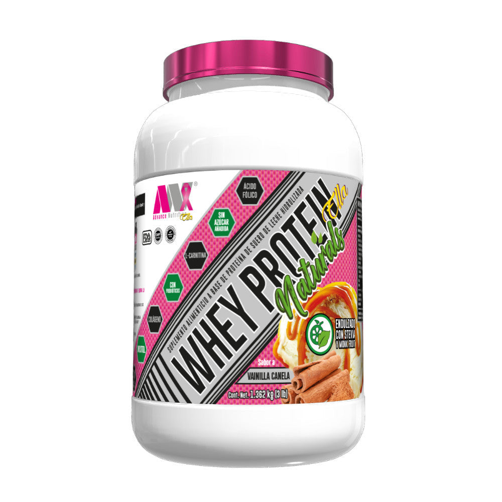 Advance Creapure Whey Protein Ella Vainilla Canela 3Lbs