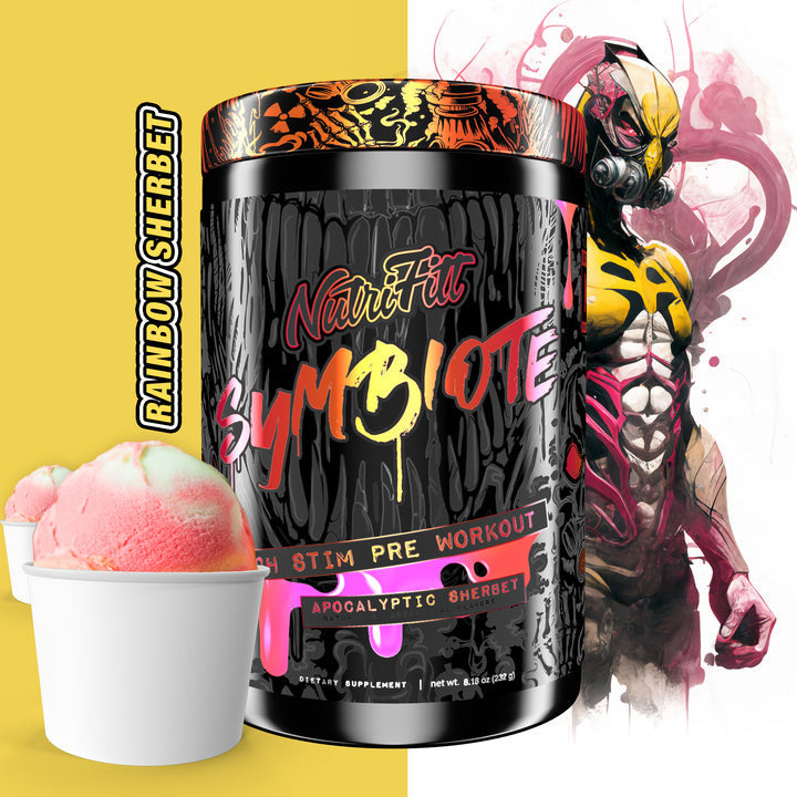 Nutrifitt Symbiote Hig Estimulante Pre - Entreno 20 Porciones Apocalyptic Sherbet