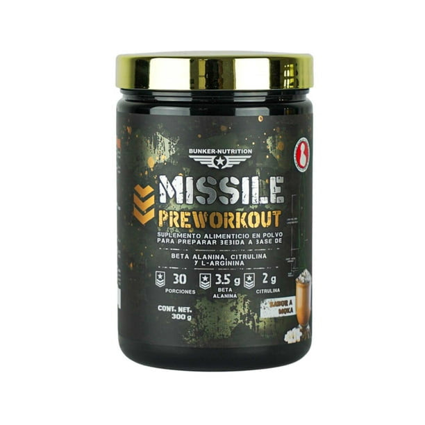 Bunker Nutrition Pre - Entreno Caf Latte 300 Grs