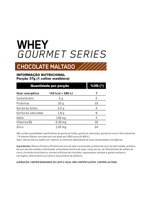 Optimum Nutrition Whey Gourmet 1.98 lb Chocolate Malt